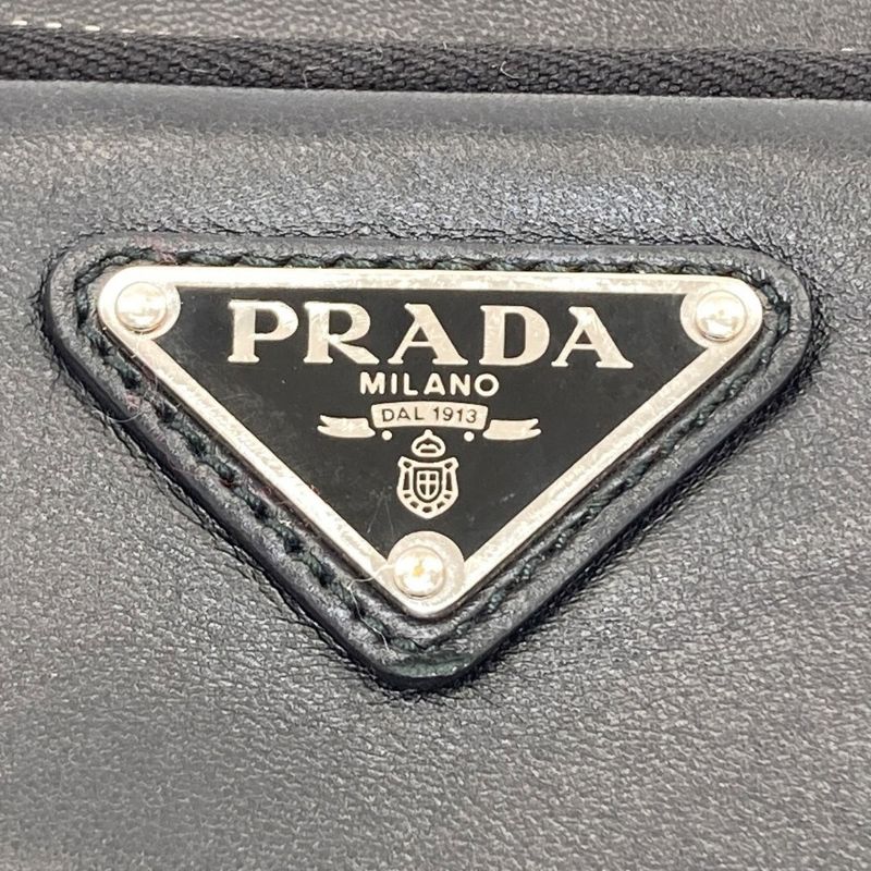Prada Logo Handbag Lambskin