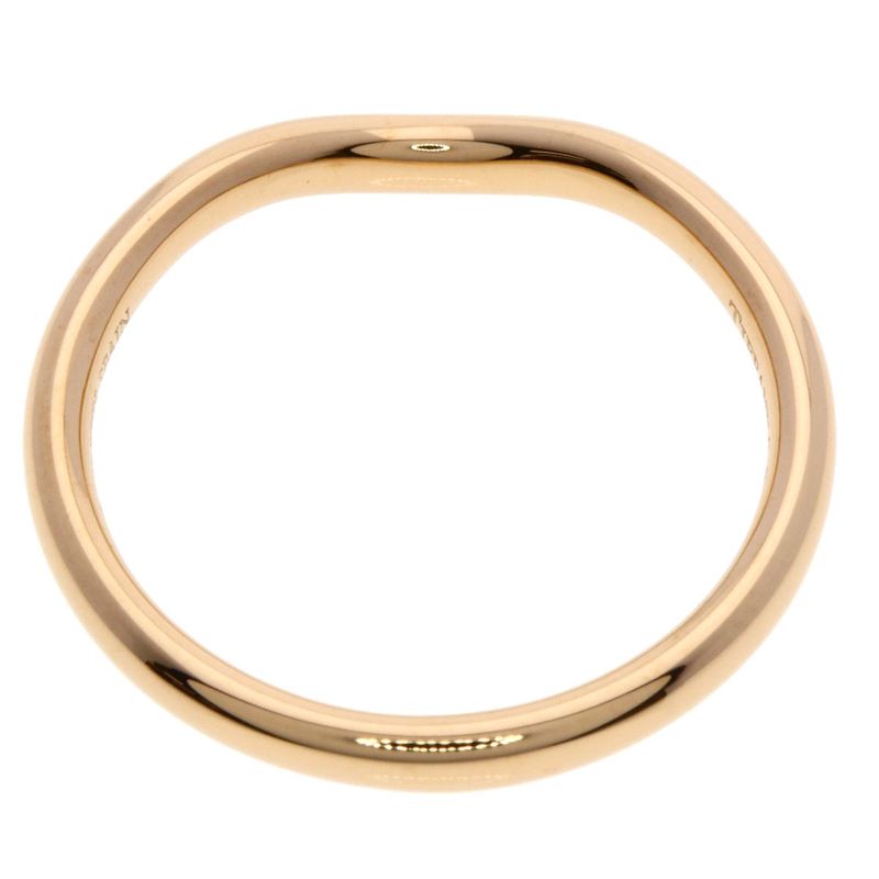 Tiffany & Co T Cube Band Ring 18k Pink Gold