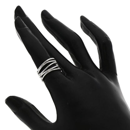 Tiffany & Co Wave Row Ring 18k White Gold
