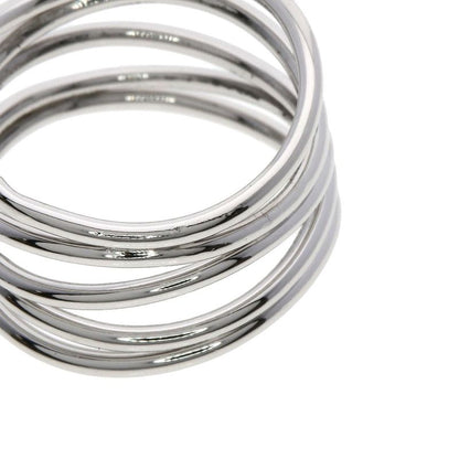 Tiffany & Co Wave Row Ring 18k White Gold