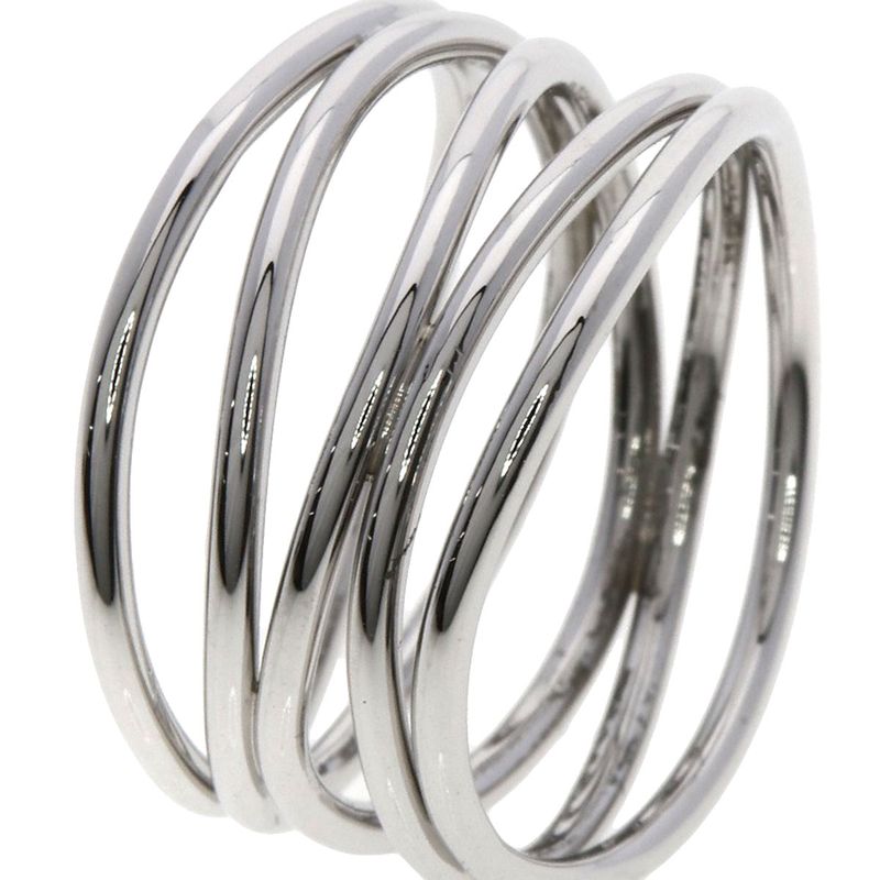 Tiffany & Co Wave Row Ring 18k White Gold