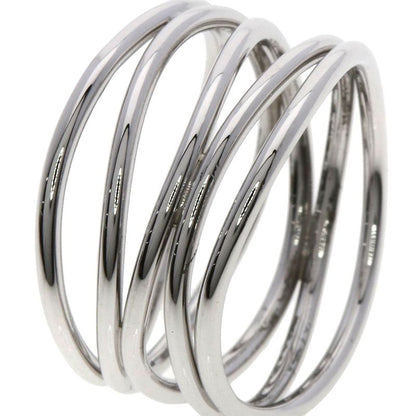 Tiffany & Co Wave Row Ring 18k White Gold