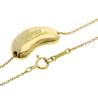 Tiffany & Co Bean Necklace 18k Yellow Gold