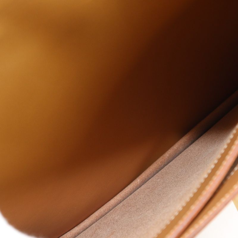 Hermes Sac a Depeche 38 Box Calf Natural Yellow C Business Bag