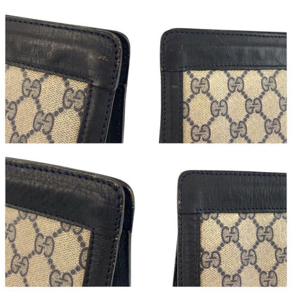 Gucci Vintage Sherry Line Gray GG Supreme Canvas 422 39 012 Clutch