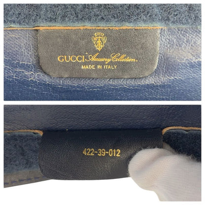 Gucci Vintage Sherry Line Gray GG Supreme Canvas 422 39 012 Clutch