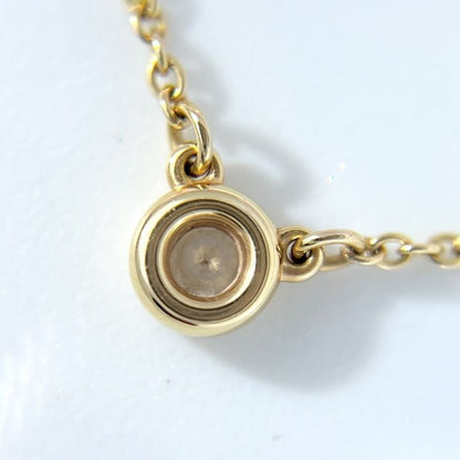Tiffany & Co Necklace by the Yard Single Diamond Pendant 18k YG 18k Yellow Gold