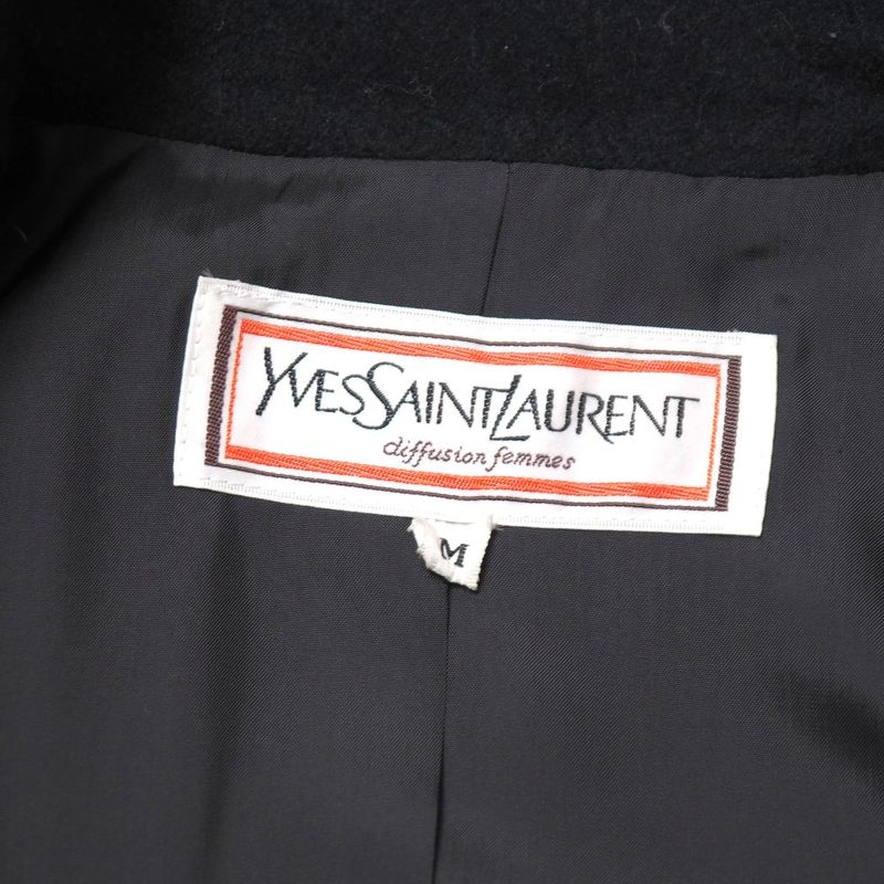 Saint Laurent Yves Vintage Jacket M Stand Collar