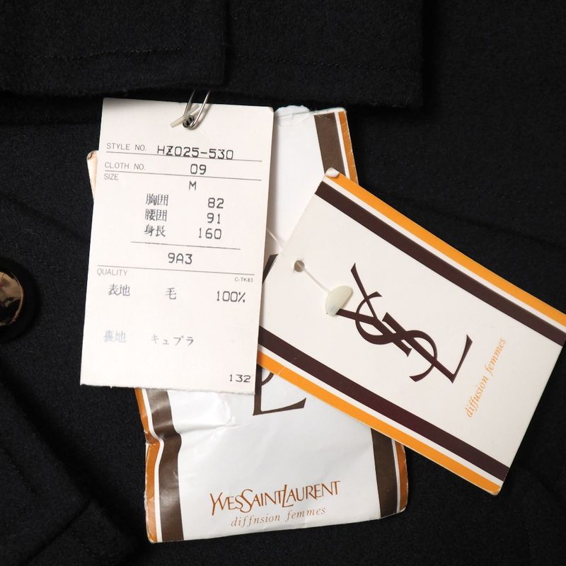 Saint Laurent Yves Vintage Jacket M Stand Collar