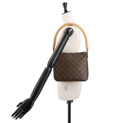 Louis Vuitton Monogram Looping MM Shoulder Bag Brown
