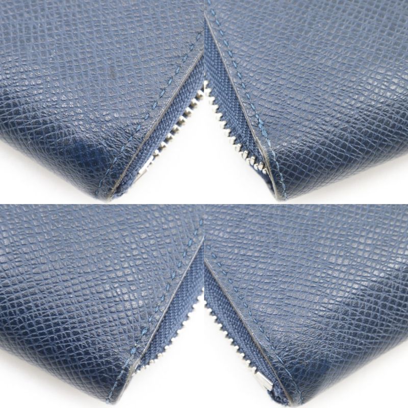 Louis Vuitton Zippy Wallet Vertical Taiga Ocean Navy