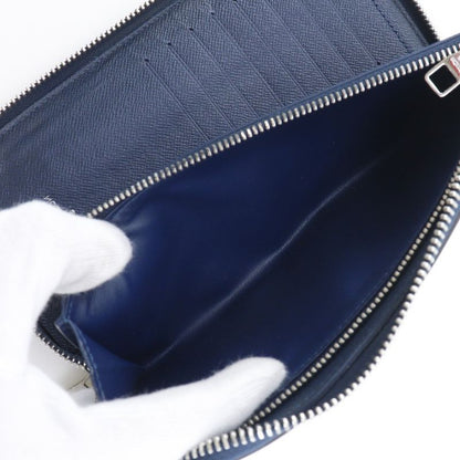 Louis Vuitton Zippy Wallet Vertical Taiga Ocean Navy