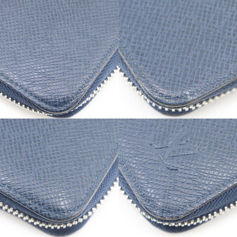 Louis Vuitton Zippy Wallet Vertical Taiga Ocean Navy