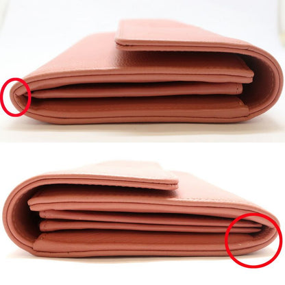 Chanel CC Logo Caviar Leather Pink Wallet