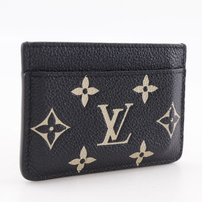 Louis Vuitton Card Holder Sample Bicolor Monogram Empreinte Beige Case