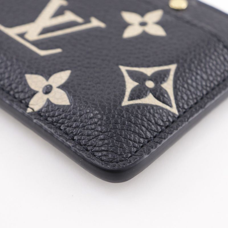 Louis Vuitton Card Holder Sample Bicolor Monogram Empreinte Beige Case