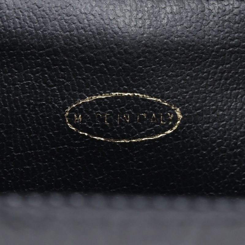 Chanel CC Logo Chain Backpack Caviar Leather Black