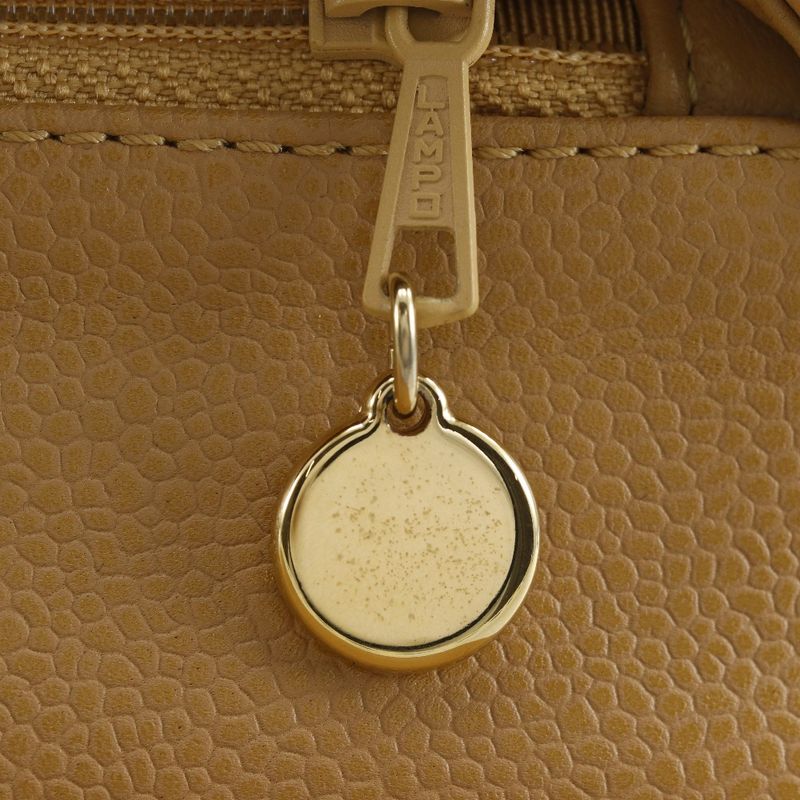 Chanel Top Handle Bag Quilted Caviar Leather Beige Handbag
