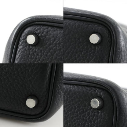 Hermes Picotin PM Taurillon Clemence Black Silver Handbag