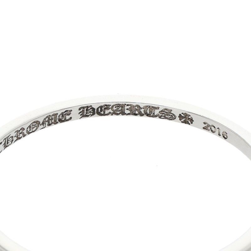 Chrome Hearts WD Round Bblgm Wedding Plain Bubble Gum Silver Ring