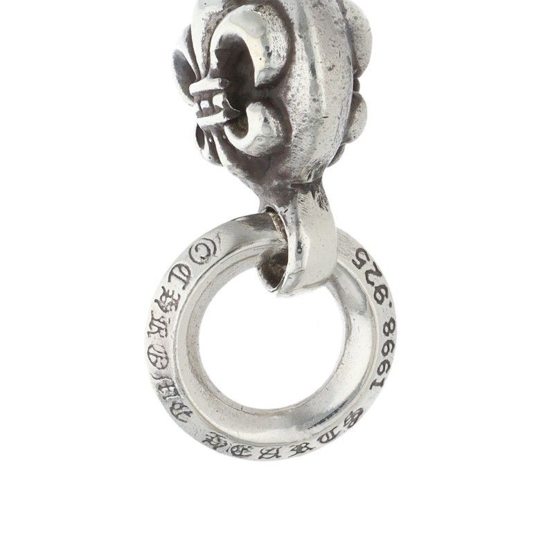 Chrome Hearts BS Fleur 1 Ball BS Charm Silver Necklace Top