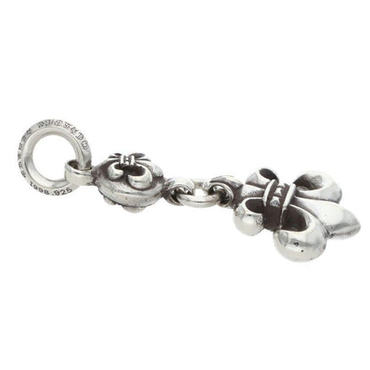 Chrome Hearts BS Fleur 1 Ball BS Charm Silver Necklace Top