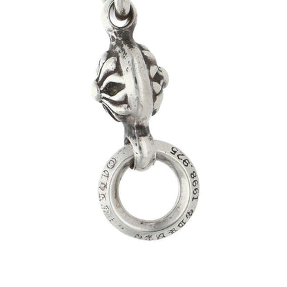 Chrome Hearts Tny CH Crs 1 Ball Tiny Ch Cross Charm Silver Necklace Top