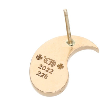 Chrome Hearts Yin Yang Yellow Gold Earrings