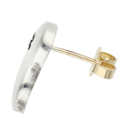 Chrome Hearts Yin Yang Silver Earrings