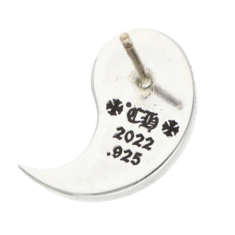 Chrome Hearts Yin Yang Silver Earrings