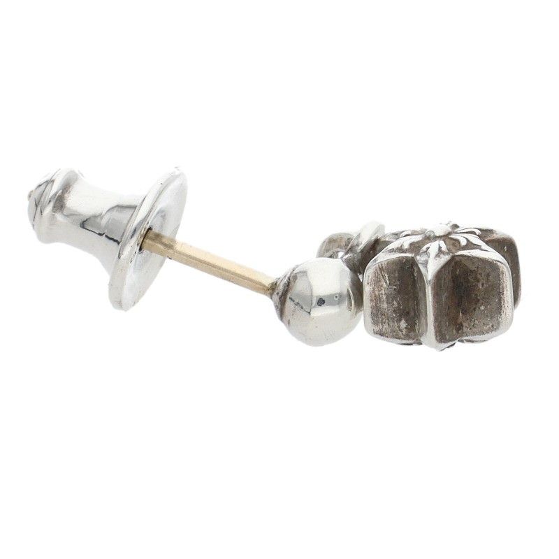 Chrome Hearts Tny Str Drp 1 Thai Nice Tardrop Silver Earrings