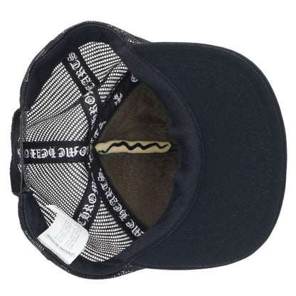 Chrome Hearts Trucker Cap Mesh Hat with CH Patch Cross Ball