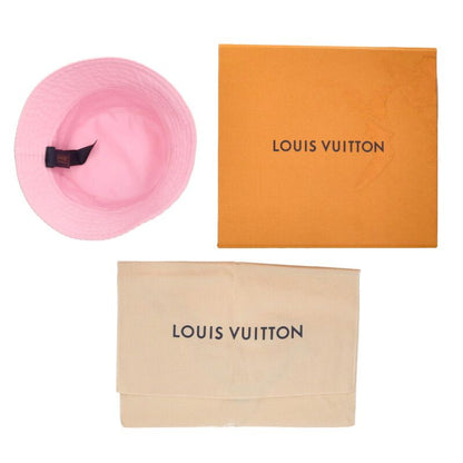 Louis Vuitton Reversible Stripe Logo Embroidery Bucket Hat