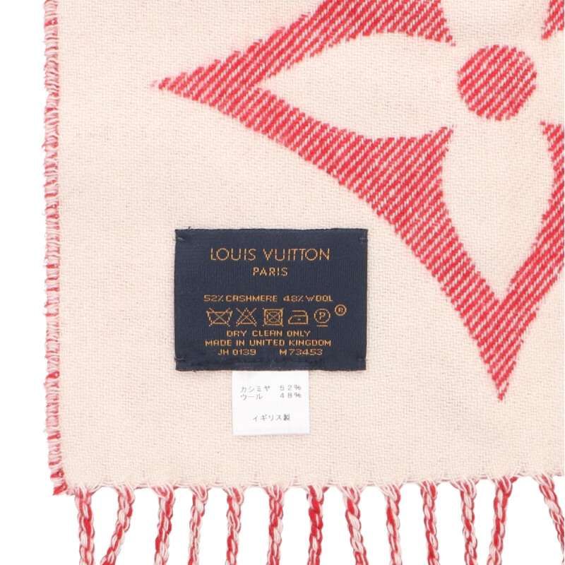 Louis Vuitton Echarpe Monogram Capital Cashmere Blend Scarf