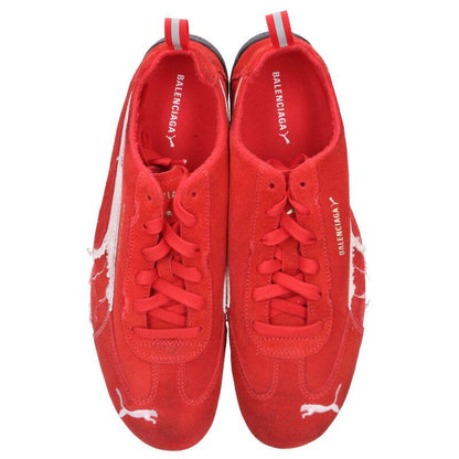 Balenciaga Puma Double Name Suede Processed Sneakers 42