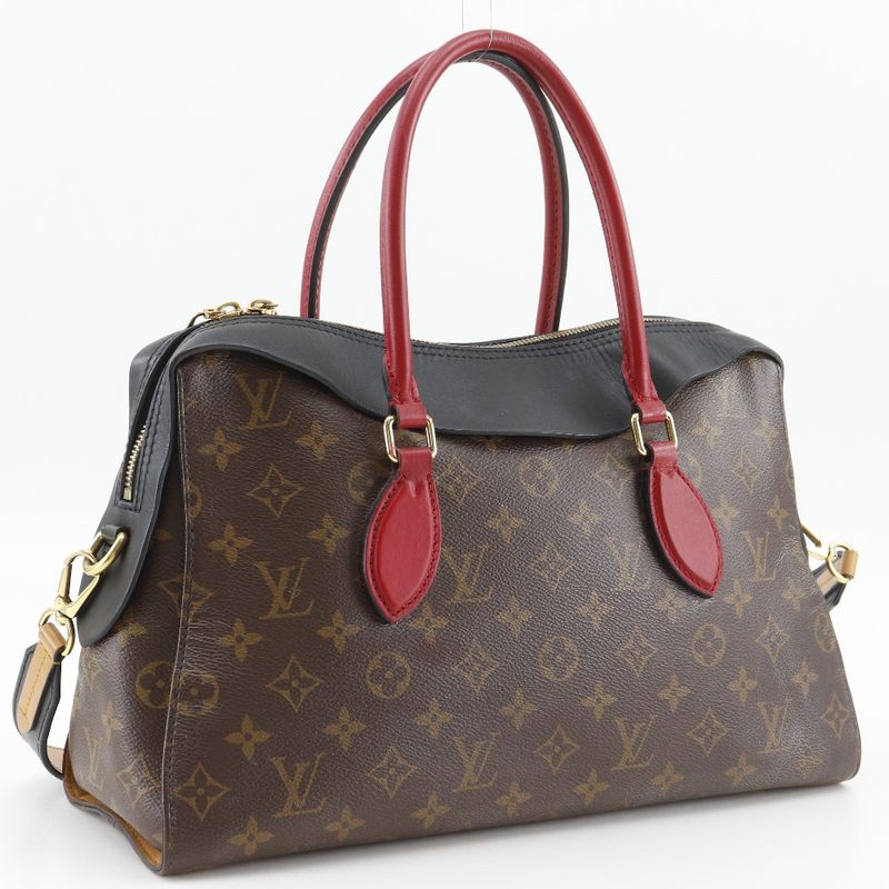 Louis Vuitton Tuilet 2-Way Shoulder Monogram Canvas Brown Handbag