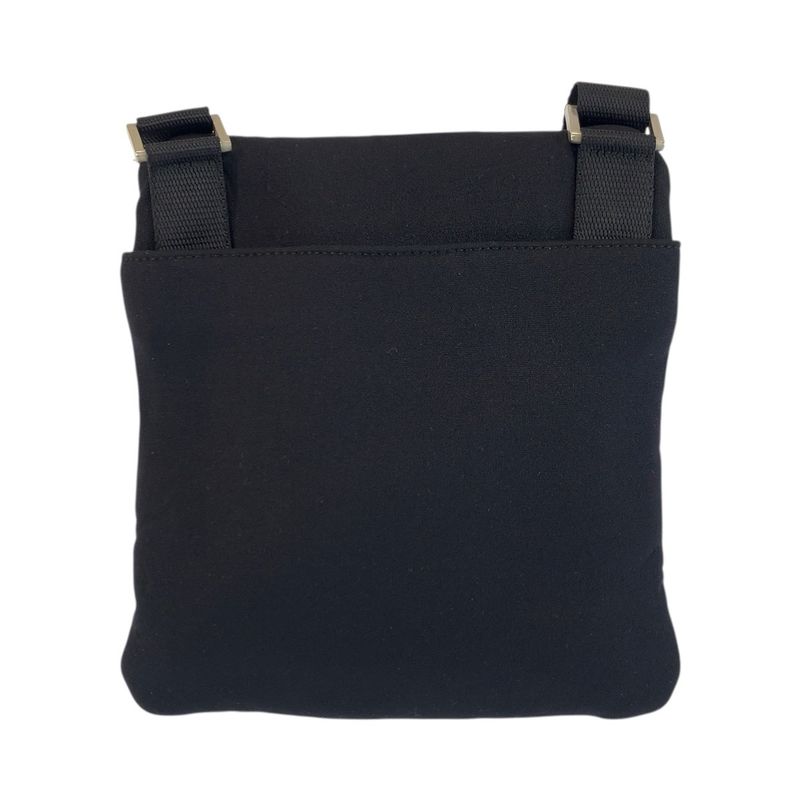 Prada Sports Black Neoprene Mesh Shoulder Bag Pochette