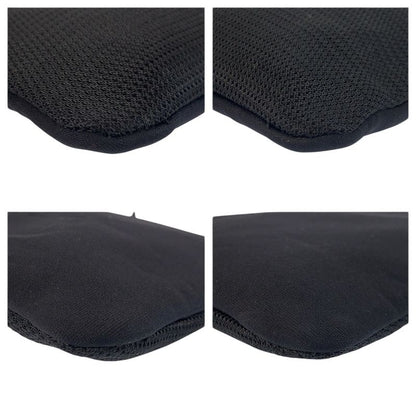 Prada Sports Black Neoprene Mesh Shoulder Bag Pochette