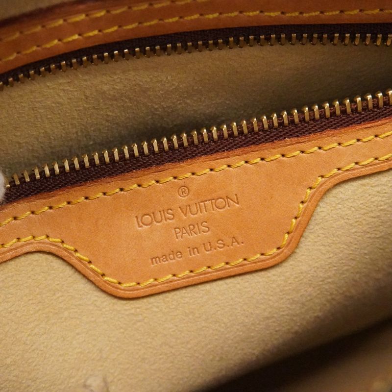 Louis Vuitton Shoulder Bag Monogram Looping MM Brown