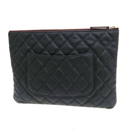 Chanel Caviar Quilted Clutch