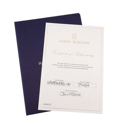Harry Winston Bell . Band Ring Diamond Pt Platinum