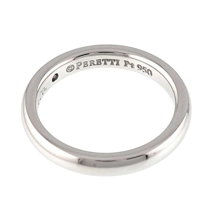 Tiffany & Co Stacking Band Ring Diamond Pt Platinum