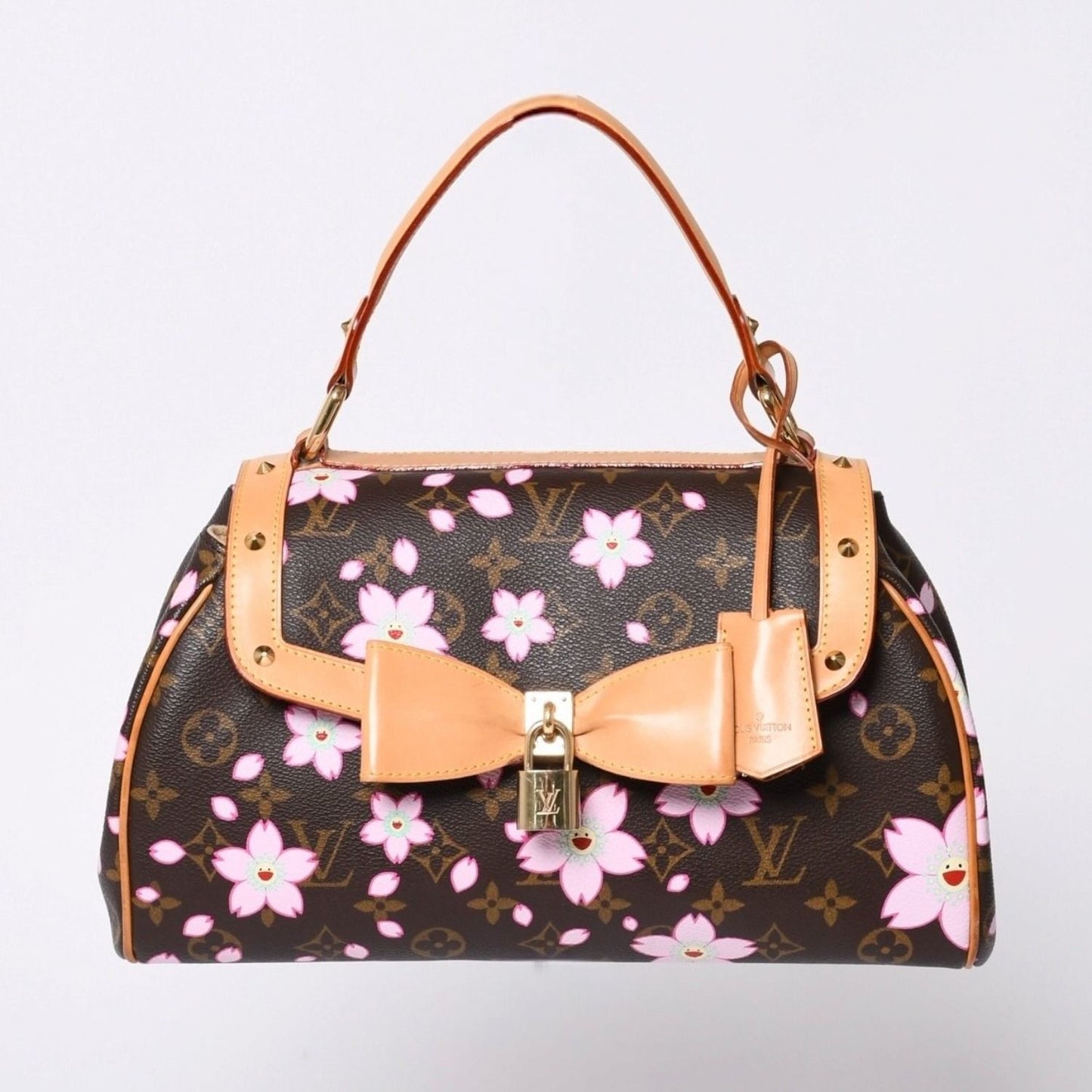 Louis Vuitton Sac Retro PM Handbag Monogram Cherry Blossom Takashi Murakami