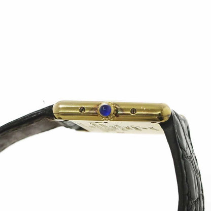 Cartier Must Tank Vermeil Watch White Quartz