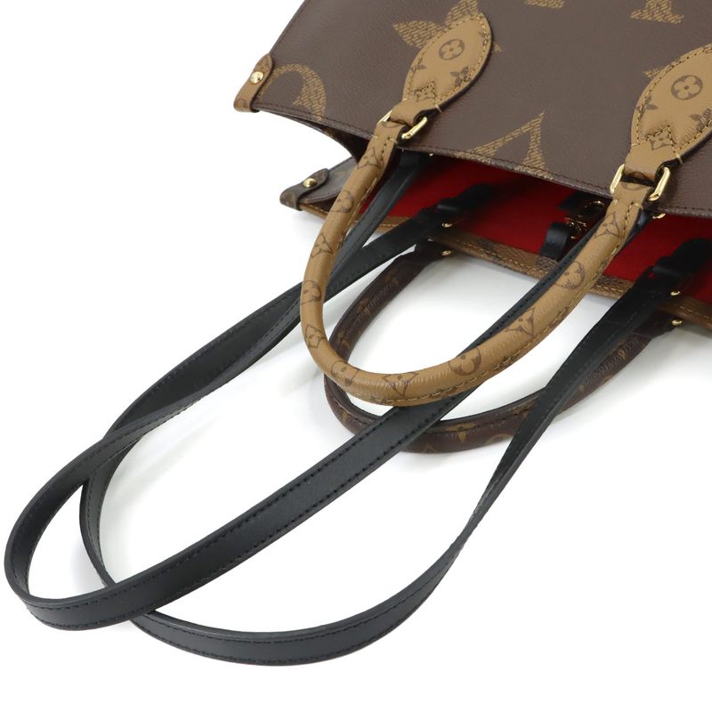 Louis Vuitton Giant Monogram on the Go MM 2-Way Tote Shoulder Bag