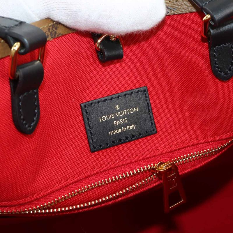 Louis Vuitton Giant Monogram on the Go MM 2-Way Tote Shoulder Bag