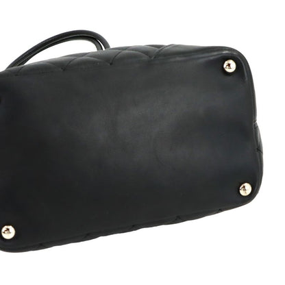 Chanel Cambon Line Tote Calfskin Black Silver