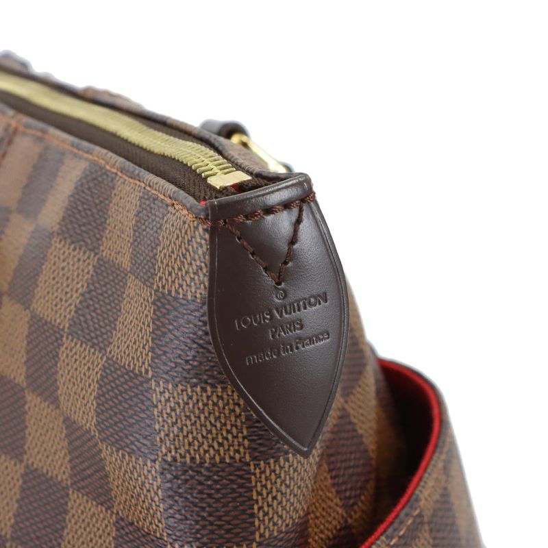 Louis Vuitton Damier Totally MM Tote Ebene Brown