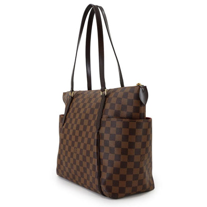 Louis Vuitton Damier Totally MM Tote Ebene Brown