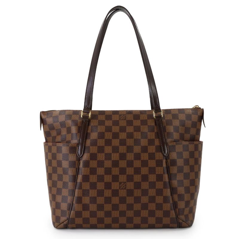 Louis Vuitton Damier Totally MM Tote Ebene Brown